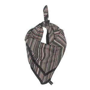 Christian Dior striped silk scarf - Maroon Black Cream